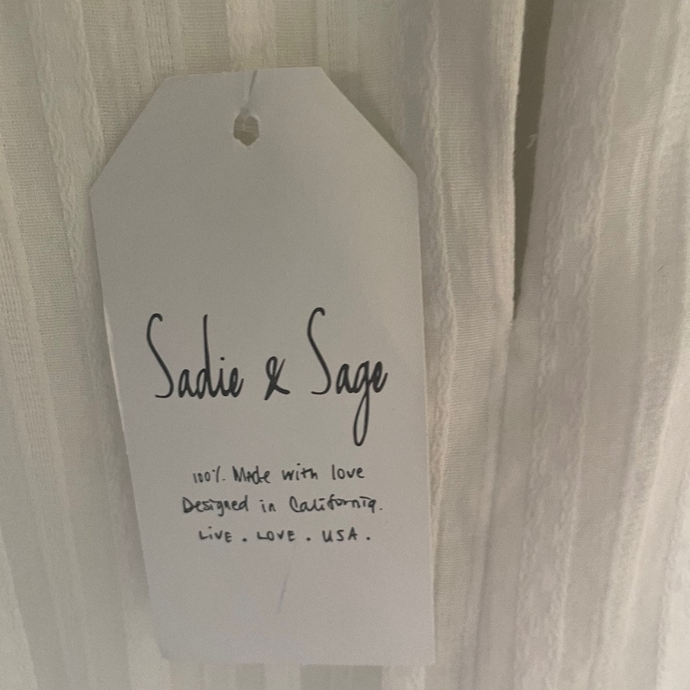 New With Tags white summer dress